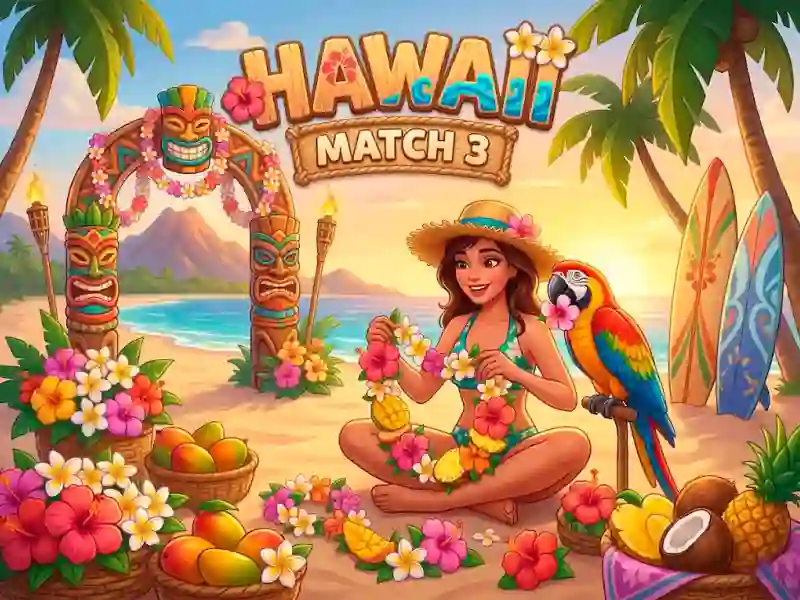खेल Hawaii Match 3 ऑनलाइन