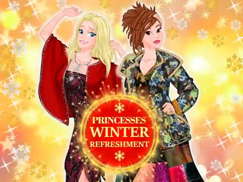 खेल Princesses winter refreshment ऑनलाइन
