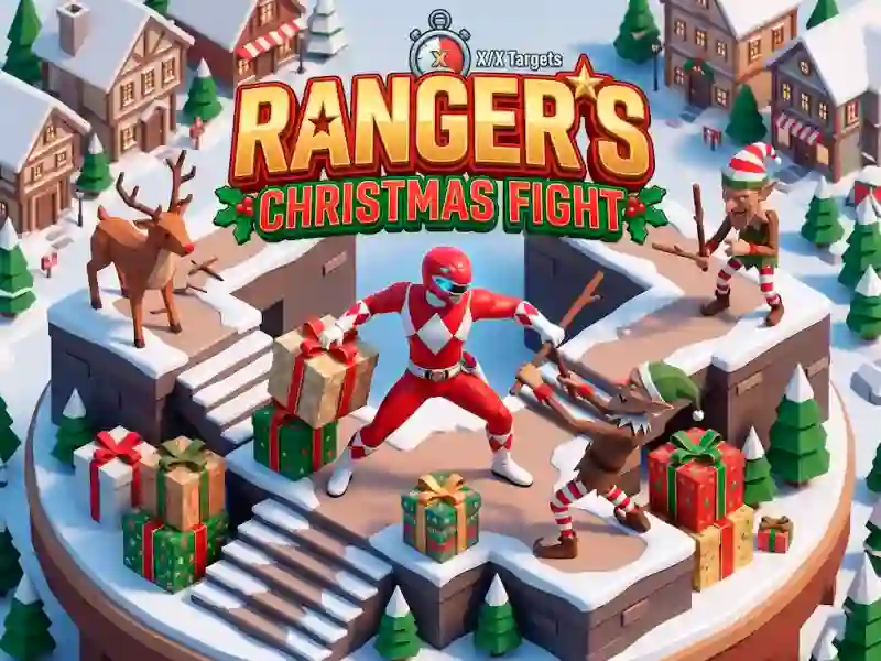 खेल Power Rangers Christmas run ऑनलाइन