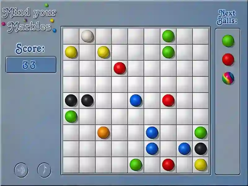 खेल Mind Your Marbles ऑनलाइन