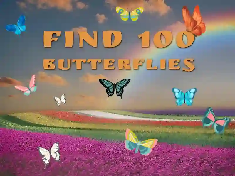 खेल Find 100 butterflies ऑनलाइन
