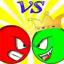 खेल Red ball vs green king ऑनलाइन
