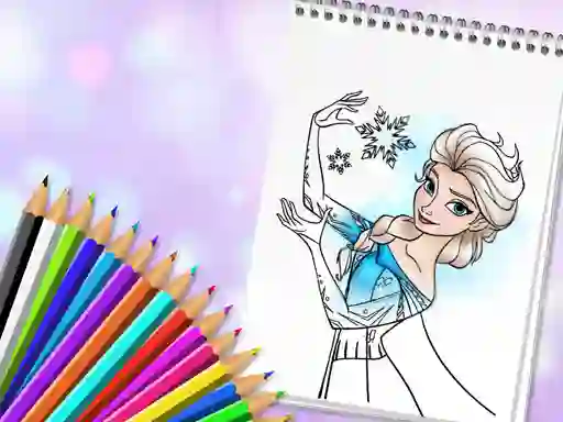 खेल Amazing Princess Coloring Book ऑनलाइन