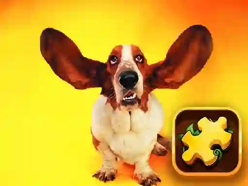 खेल Funny Dogs Puzzle ऑनलाइन