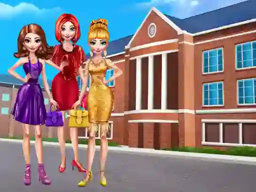 खेल College Girls New Dress ऑनलाइन