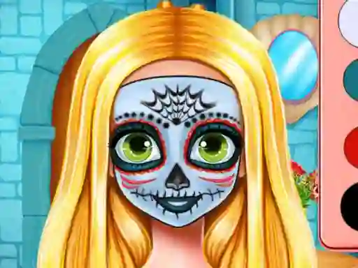 खेल Sister's Halloween Face Paint ऑनलाइन
