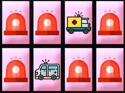 खेल Ambulance Trucks Memory ऑनलाइन