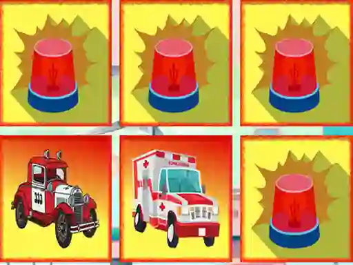 खेल Emergency Trucks Memory ऑनलाइन