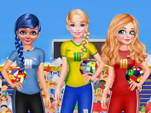 खेल BFF Princess Vote For  FIFA 2018 Quarter Finals ऑनलाइन