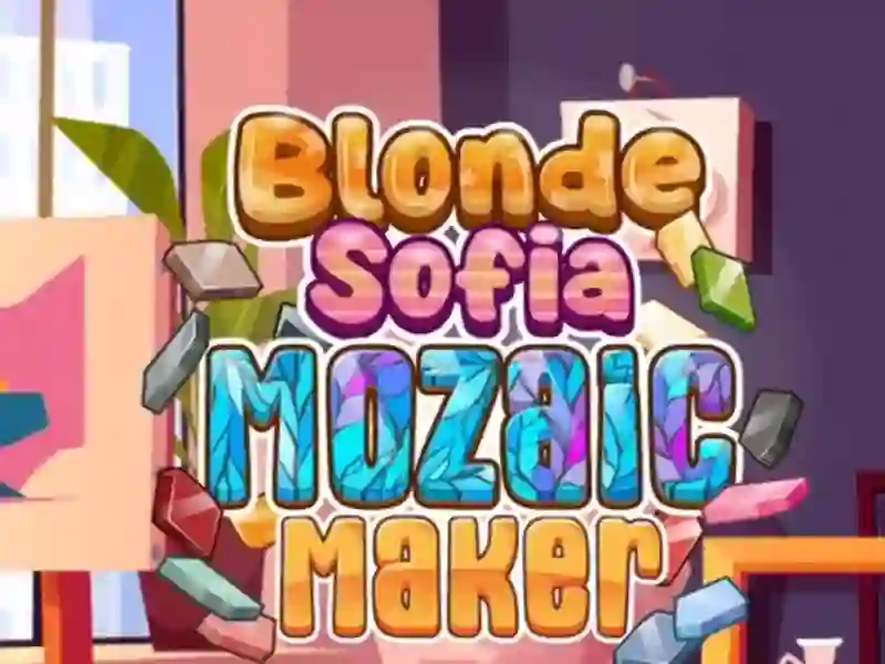 खेल Blonde Sofia: Mozaic Maker ऑनलाइन