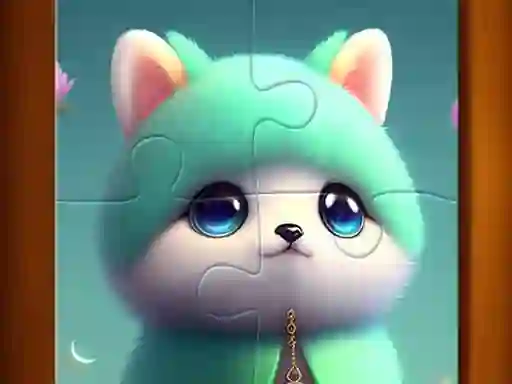 खेल Cute Cat Jigsaw Puzzle ऑनलाइन