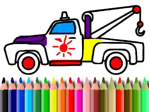 खेल Back To School: Trucks Coloring ऑनलाइन
