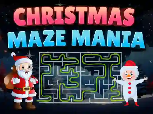 खेल Christmas Maze Mania ऑनलाइन
