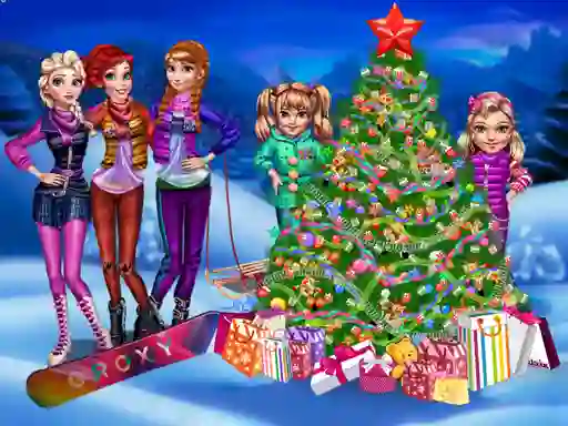खेल Princess Christmas Night ऑनलाइन