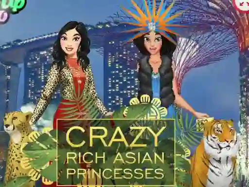 खेल Crazy Rich Asian Princesses ऑनलाइन