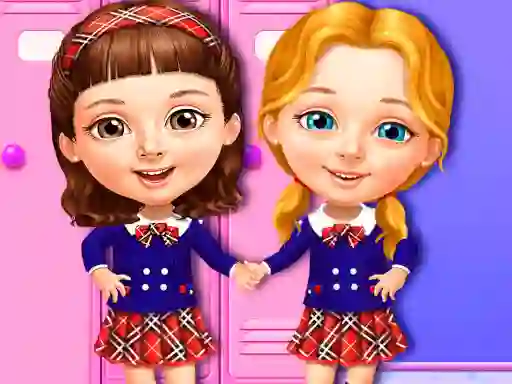 खेल Sweet Baby Girl Cleanup Messy School ऑनलाइन