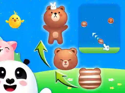 खेल Animal Merge: Bubble Shooter ऑनलाइन