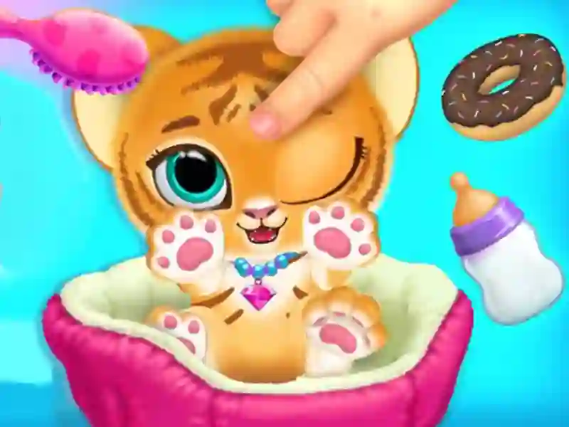 खेल Baby Tiger Care ऑनलाइन