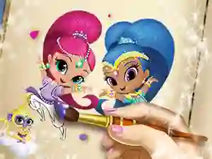 खेल Shimmer And Shine Coloring Book ऑनलाइन