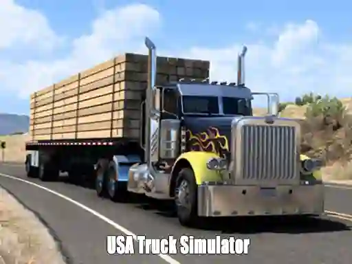 खेल USA Truck Simulator 2024 ऑनलाइन