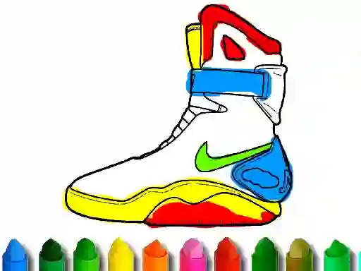 खेल Back To School: Shoe Coloring ऑनलाइन