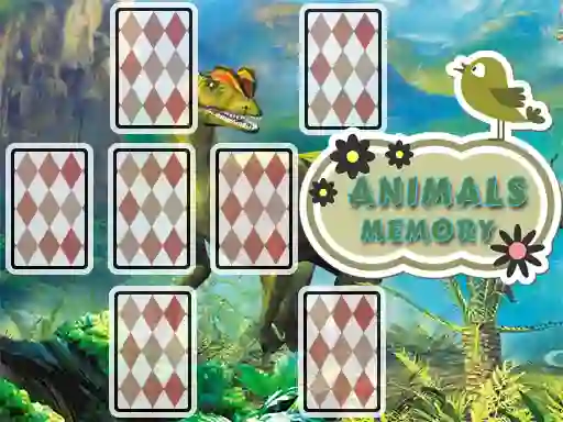 खेल Animals Cards Memory ऑनलाइन