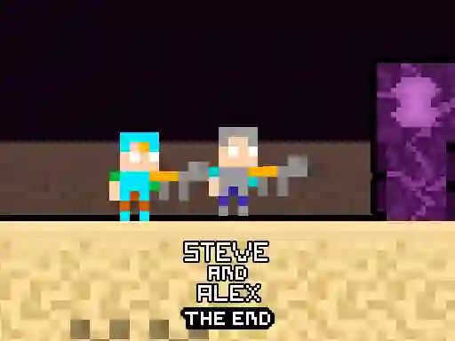 खेल Steve and Alex TheEnd ऑनलाइन