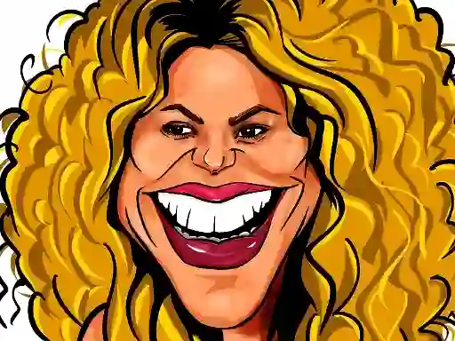 खेल Shakira Funny Face ऑनलाइन