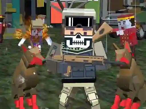 खेल MultiGun Arena 3D Zombie Survival ऑनलाइन