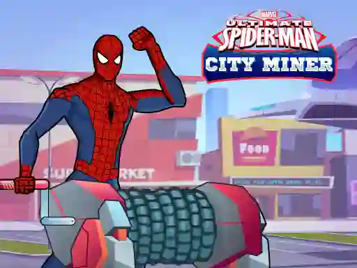 खेल Spiderman Gold Miner ऑनलाइन