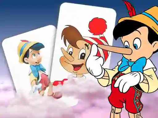 खेल Pinocchio Memory card Match ऑनलाइन