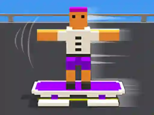 खेल Blocky Skater Rush ऑनलाइन