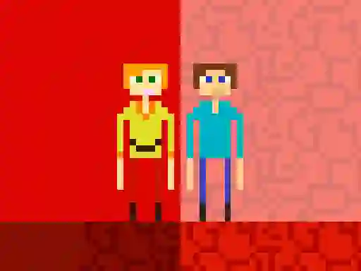 खेल Two Player Stick Steve and Alex ऑनलाइन