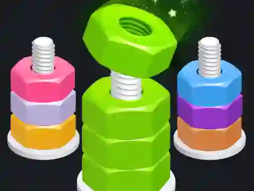 खेल Nuts Puzzle: Color Sort ऑनलाइन