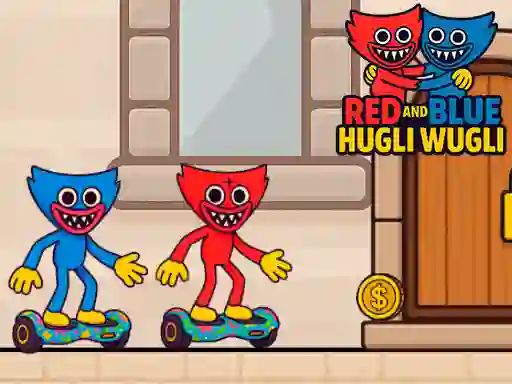 खेल Red and Blue Hugli Wugli ऑनलाइन
