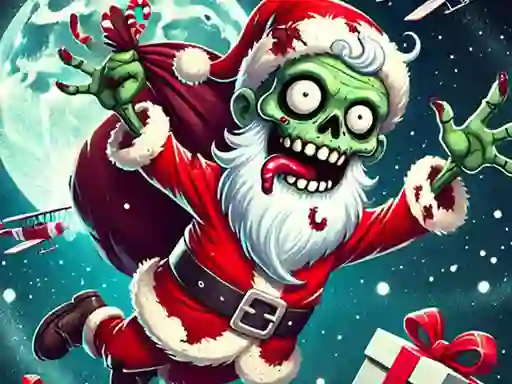 खेल Flappy Zombie Santa Christmas Game ऑनलाइन