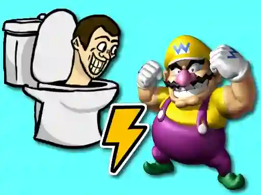 खेल Skibidi Toilet vs Wario ऑनलाइन