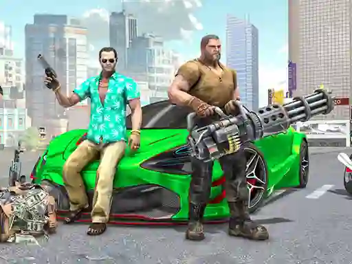 खेल Real Gangster City Crime Car Simulator Game ऑनलाइन