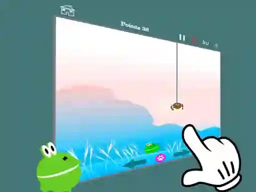 खेल Hunt feed the frog 2 ऑनलाइन