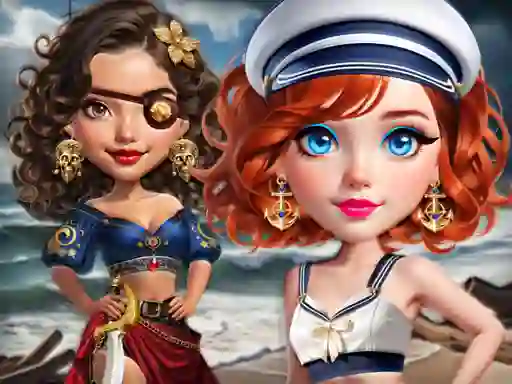 खेल Sailor Chic vs Pirate Charm ऑनलाइन