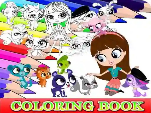 खेल Coloring Book for Littlest Pet Shop ऑनलाइन