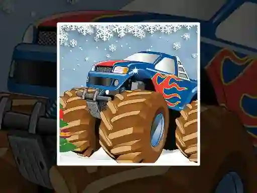 खेल Winter Monster Truck Puzzles ऑनलाइन