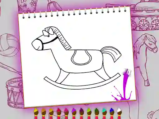 खेल Coloring Book: Toy Shop ऑनलाइन