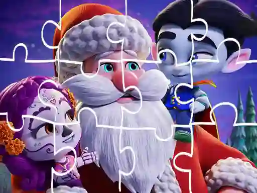 खेल Super Monsters Christmas Jigsaw ऑनलाइन