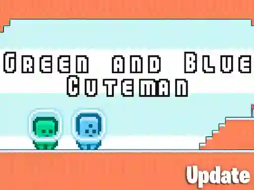 खेल Green and Blue Cuteman ऑनलाइन