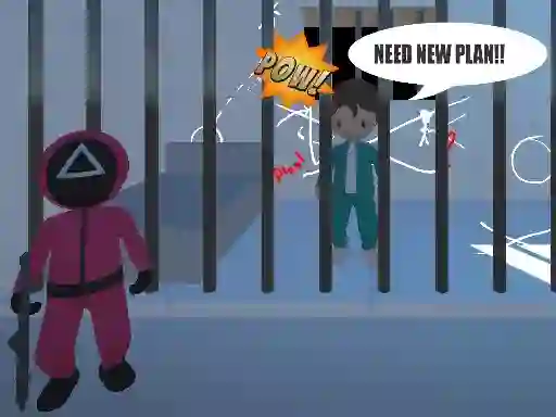 खेल Escape Plan in Squid Game ऑनलाइन