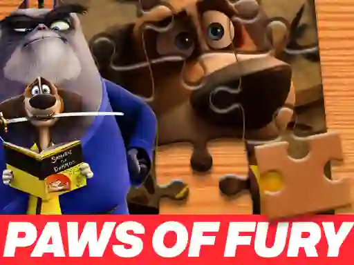 खेल Paws of Fury The Legend of Hank Jigsaw Puzzle ऑनलाइन