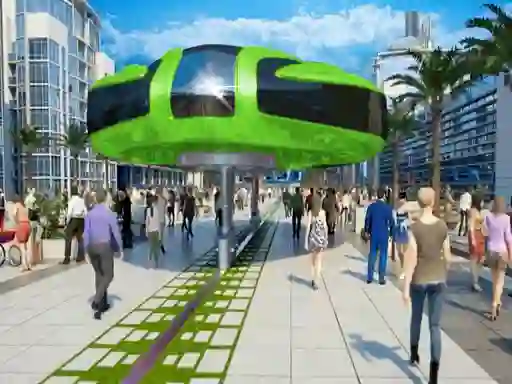 खेल Gyroscopic Elevated Bus Simulator Public Transport ऑनलाइन