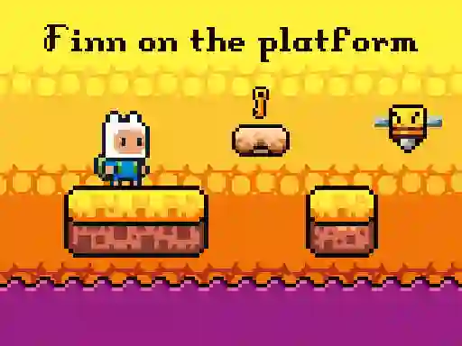 खेल Finn on the platform ऑनलाइन