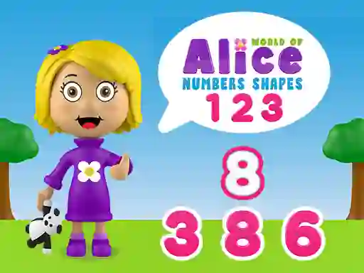 खेल World of Alice Numbers Shapes ऑनलाइन